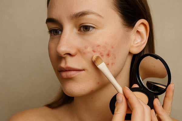 Slik dekker du urenheter og akne med makeup